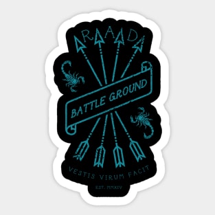 Rad Battle Ground Sticker